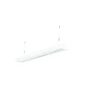 LED Pendant grid luminaire direct / indirect, 49W, 4000K, 6400lm, IP20, UGR < 19, white