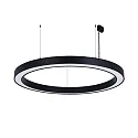 pendant luminaire Ø 115.5CM CCT Switch, direct, UGR < 19, multipower, ring shape IP40, black 