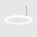 LED-Pendel-Ringleuchte, IP40 IK06, direkt / indirekt, Ø 80cm, DALI2, 65W 3000/4000/6500K, UGR<19, dimmbar, weiß