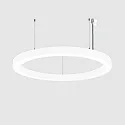 LED-Pendel-Ringleuchte, IP40 IK06, direkt / indirekt, Ø 98cm, DALI2, 82W 3000/4000/6500K, UGR<19, dimmbar, weiß