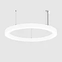 pendant luminaire Ø 133.5CM CCT Switch, direct / indirect, UGR < 19, multipower, ring shape IP40, white 