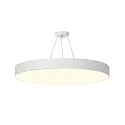 LED Pendelleuchte, rund, direkt / indirekt, IP40, mikroprismatisch, DALI dimmbar, weiß, 59.5cm, 63W 3000K 6300lm
