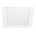LED Einbau-Downlight, flach, IP54 IK05, eckig, 17cm, 350mA (exkl. BG), 10W 3000/4000/6500K (CCT) 1200lm 120°, UGR<19, weiß