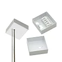 Seilaufhängung für LED Aufbau-/Pendel-Rasterleuchte ARL1x 4500H.xx8xDA, UGR <19, weiß/grau