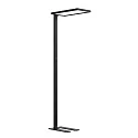 LED Office-Stehleuchte, IP20 IK03, direkt / indirekt, 100W 4000K 15400lm, MICROPAL®, UGR<16, schwarz