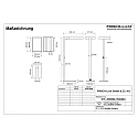 Frisch-Licht floor lamp MICROPAL®, UGR<16 with sensor, direct / indirect, programmable, with touch dimmer IP20, silver dimmable