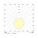 LED Damp proof luminaire, 36W, quick mounting, 4000K, 5000lm, IP66, grey