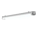 LED Feuchtraum-Wannenleuchte, IP66 IK08, Schnellmontage, durchverdrahtet, schaltbar, grau, 150cm, 50W 4000K 7000lm