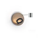 wall luminaire MEGGI round IP20, nickel matt dimmable