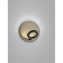 Knapstein LED Wandleuchte MEGGI, ø 30cm, 17W, 2200-3500K, 1904lm, IP20, rund, Effekt bronze