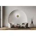 Knapstein LED Wandleuchte MEGGI, ø 30cm, 17W, 2200-3500K, 1904lm, IP20, rund, Effekt bronze