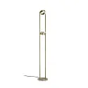 LED Stehleuchte WEGA-S, 4-flammig, rund, 48W, 2200-3000K, 5096lm, IP20, dimmbar, Effekt bronze