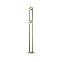 Knapstein LED Stehleuchte WEGA-S, 4-flammig, rund, 48W, 2200-3000K, 5096lm, IP20, dimmbar, Effekt bronze