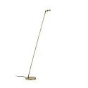 LED Stehleuchte YORI-S, 1-flammig, rund, 8W, 2700K, 1070lm, IP20, dimmbar, Effekt bronze