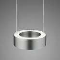 Knapstein LED Pendelleuchte ZERA-1, 1-flammig, 2x 12W, 2200-3000K, 2548lm, IP20, dimmbar, Prismenabdeckung, mattnickel