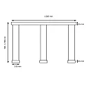 LED Pendelleuchte ZERA-3, 3-flammig, 6x 12W, 2200-3000K, 7644lm, IP20, dimmbar, Prismenabdeckung, mattnickel