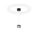 LED Pendelleuchte SIDRA-1, 2-flammig, rund, 25W, 2200-3000K, 2574lm, IP20, dimmbar, schwarz