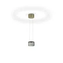 LED Pendelleuchte SIDRA-1, 2-flammig, rund, 25W, 2200-3000K, 2574lm, IP20, dimmbar, Effekt bronze