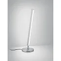 Knapstein table lamp KOSMA tiltable IP20, nickel matt dimmable