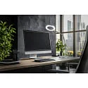 Knapstein table lamp TESSA-T-FLEX with flex arm, controllable with gestures IP20, anthracite, grey dimmable