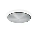 LED Deckenleuchte ASTRA-C-60, 1-flammig, rund, 56W, 2200-3000K, 5278lm, IP20, dimmbar, nickel matt, Applikation schwarz metallic