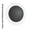Knapstein LED Deckenleuchte ASTRA-C-60, 1-flammig, rund, 56W, 2200-3000K, 5278lm, IP20, dimmbar, schwarz metallic
