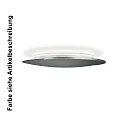 Knapstein ceiling luminaire ASTRA-C-40 round, Casambi IP20, metallic bronze, black dimmable