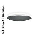 Knapstein LED Deckenleuchte ASTRA-40, 1-flammig, rund, 39W, 2700K, 4338lm, IP20, dimmbar, schwarz metallic, Applikation bronze metallic