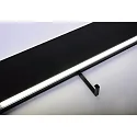 Zubehör für Wandleuchte INTERO-LINE - Küchenrollen-Halter, 2er-Set, variabler Einsatz, Aluminium eloxiert, schwarz