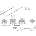 Steckbarer LED Stab LED Stick 2, ohne Dunkelzonen, 7cm, 8 LED, 0.8W 5000K 55°, CRi >80
