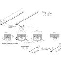 Steckbarer LED Stab LED Stick F, mit Flächenlicht, CRi>95, 30cm, 36 LED, 2.4W 4000K 150°