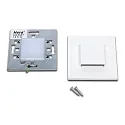 LED Wandeinbauleuchte LED Wall Up&Down für Unterputz- und Hohlwanddosen, IP20, 7.5 x 7.5cm, 230V, 1.8W 3000K 90lm, weiß