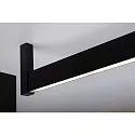 Hera under-cabinet luminaire with motion detector IP20, black 7,8W 290lm 4000K CRI 90-100 100cm