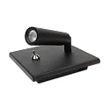 LED Bett-Leseleuchte BL1, mit Schalter, Einbau / Aufbau, 230V, 3W 3000K 180lm 40°, CRi>90, dreh- und schwenkbar, schwarz