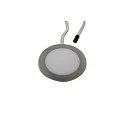 LED Einbauleuchte DYNAMIC FAR-58 mit Flächenlicht, IP44, rund, 3W 2700-5000K, CRi>90, Edelstahl-Optik