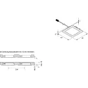 Hera LED Einbauleuchte DYNAMIC FAQ-58 mit Flächenlicht, IP44, eckig, 3W 2700-5000K, CRi>90, Edelstahl-Optik