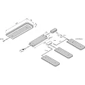 Hera under-cabinet luminaire IP20, aluminium, mat