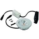 LED Einbaustrahler ECO SR 68 Set, IP20, 230V, 6.5W, inkl. Trafo + Anschlussbox, schwenkbar, dimmbar