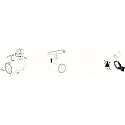 LED 3-Phasen Schienenstrahler AI-SPOT, mit Sensor + BLE, 35W 2700-6500K 3300lm 24°, CRi >90, dimmbar, kardanisch, weiß