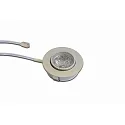 LED Möbel-Einbauleuchte AR 45 ZOOM, rund, fokussierbar 17-50°, LED 24-Stecker, exkl. BG, 3W 4000K 175lm, chrom-matt