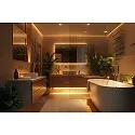 Hera LED Strip TAPE F 10/6, 1400 LED, IP20, 24V DC, CRi >90,  LED 24-Steckerkabel + Montageklammern, 500cm / 1cm, 48W 3000K