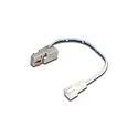 Zubehör für PS Mini-Schlitzschiene 24V mit Stromführung - Leuchtenadapter 10cm, mit LED-24 Buchse / max. 48 W, Alu eloxiert