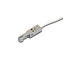 Stromschienen Endeinspeiser LED TRACK 24V, alu eloxiert