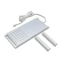 Flache LED Unterbauleuchte LED L-PAD, mit LED-24 Anschluss, CRi>90, dimmbar, 7.5W 3000K 480lm 110°, Alu eloxiert