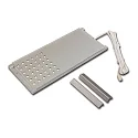 Flache LED Unterbauleuchte LED L-PAD, mit LED-24 Anschluss, CRi>90, dimmbar, 7.5W 3000K 480lm 110°, EdelstahloptiK