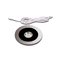Recessed LED spot AR 78-LED, round, Ø 9cm, with LED24-plug, CRi>95, glare-free, fixed, 7.5W 4000K 450lm 80°, black