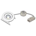 Recessed LED spot SR 68-LED, Set (incl. transformer), IP44, 230/350/700mA, CRi>90, dimmable, 7.5W 4000K 800lm 30°, white