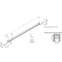 Hera Drehbare, runde LED Anbauleuchte LED PIPE, LED-24-Stecker, Ø1.4cm, 31cm, 7.5W 3000K