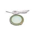 LED Flächenleuchte FR 68-LED, Einbau / Aufbau, rund, IP44, mit LED-24 Anschluss, CRi>90, 4W 4000K 270lm 110°, Edelstahloptik