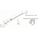 Hera Drehbare, runde LED Aufbauleuchte LED PIPE F mit homogenem Flächenlicht, LED-24-Stecker, 91cm, 17.0W 3000K